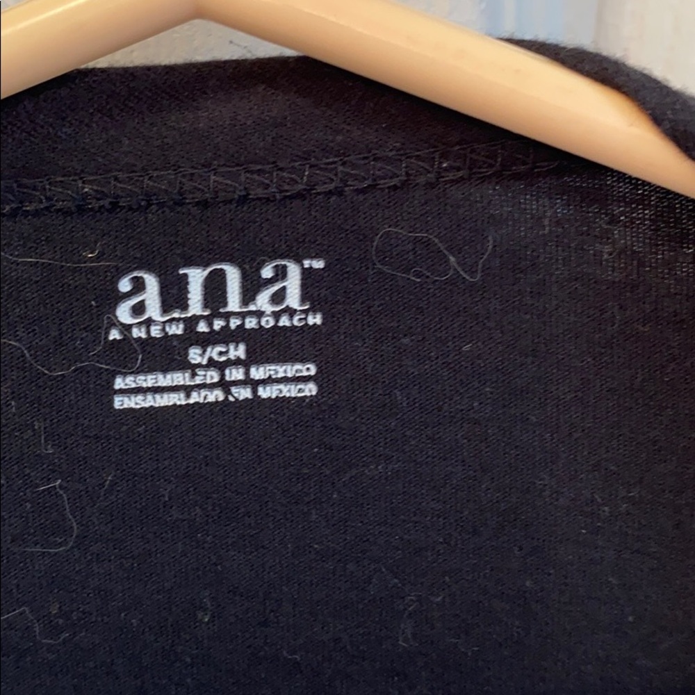 Ana Black Long Sleeve Cotton Shrug - Picture 5 of 6